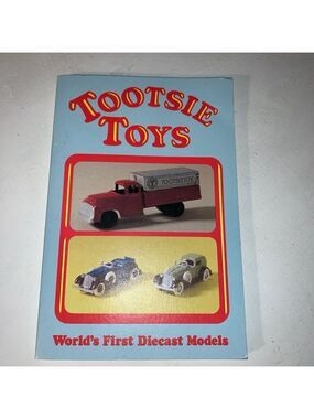 Tootsie Toys World's First Diecast Models Book Blue Red